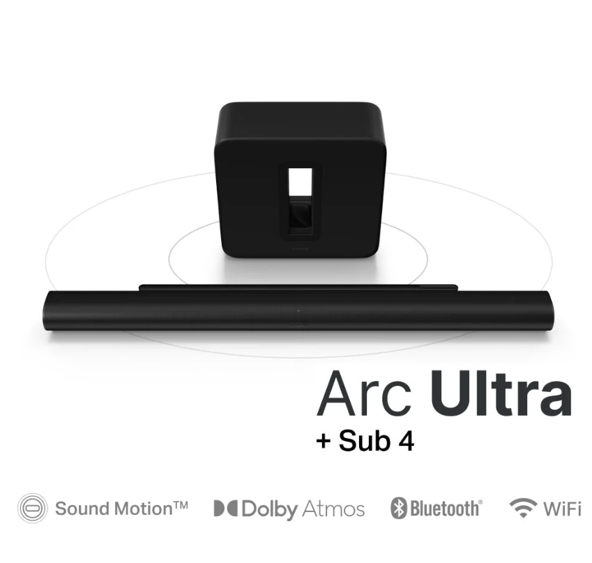 Set Sonos Arc Ultra + Sub Gen 4