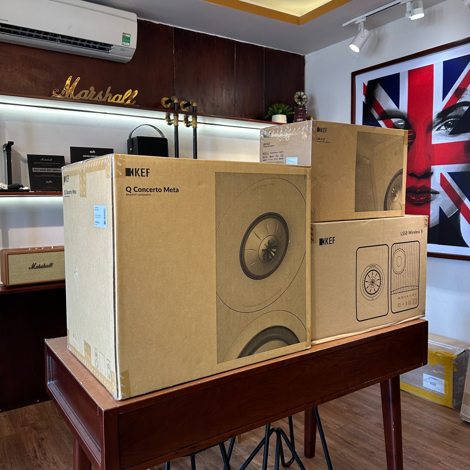 sản phẩm KEF được phân phối tại Đại Nam Sky Music