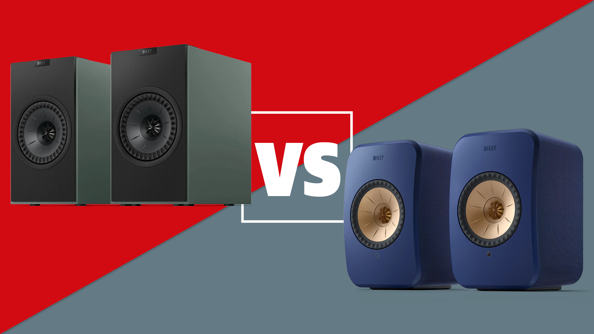 So Sánh Chi Tiết Loa KEF Coda W và KEF LSX II LT