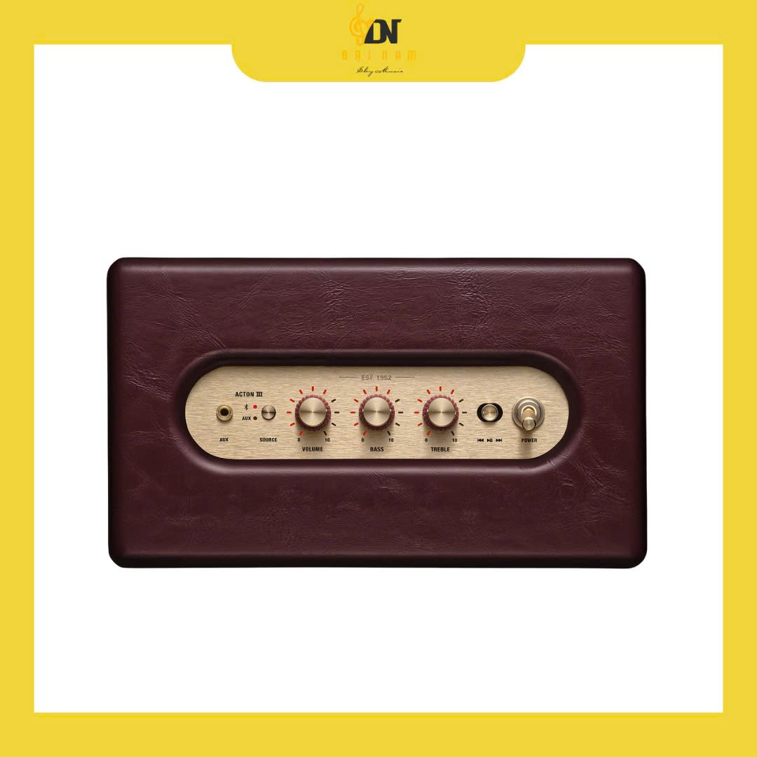 Marshall Acton III Burgundy: Sắc Đỏ Rượu Vang Độc Bản