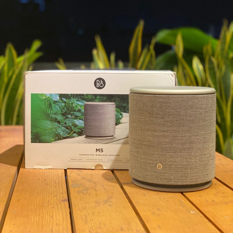 Loa B&O Beoplay M5 màu Sand/Gray kèm hộp chính hãng tại Đại Nam Sky Music