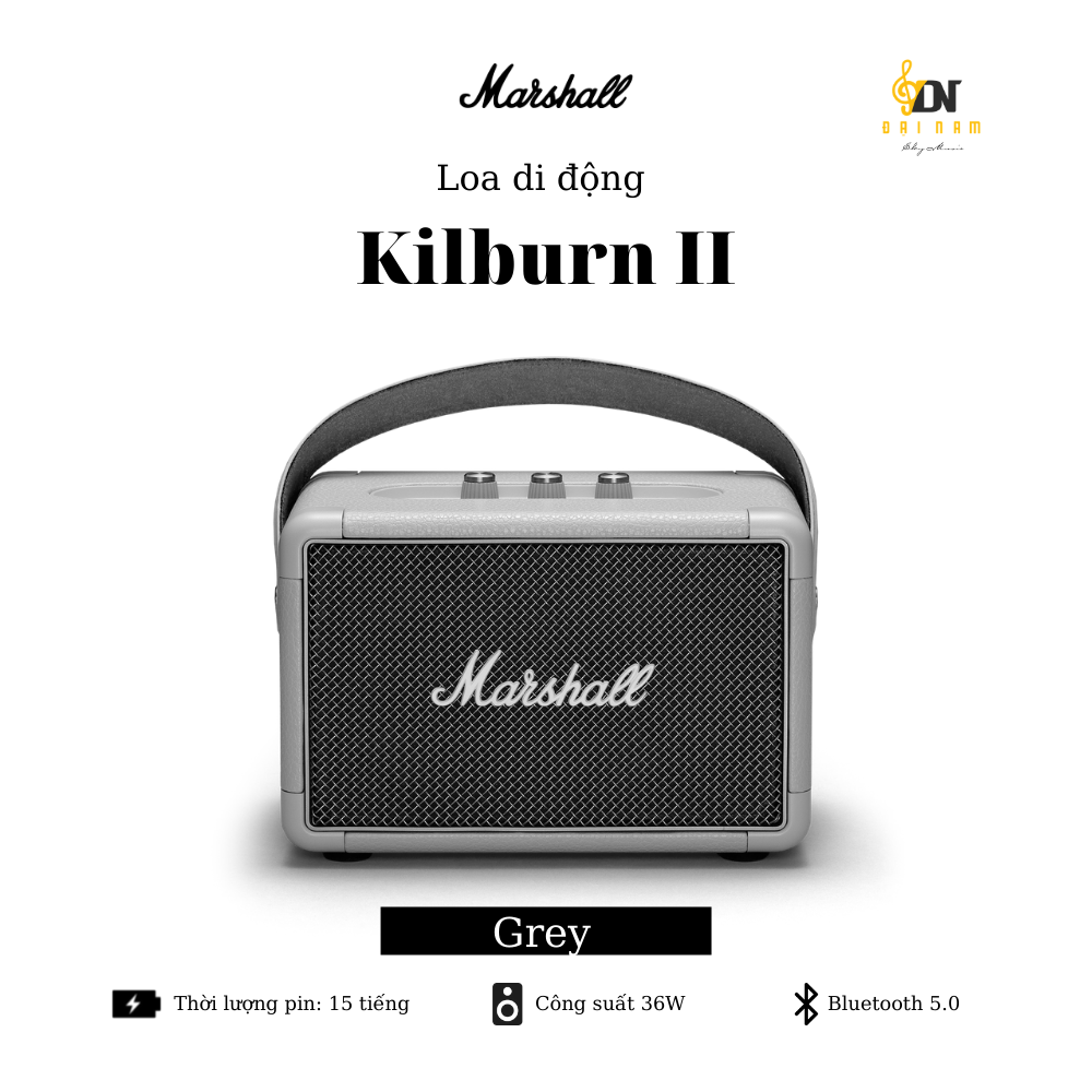 Marshall Kilburn II Grey — màu xám đã hết hàng tại Đại Nam Sky Music