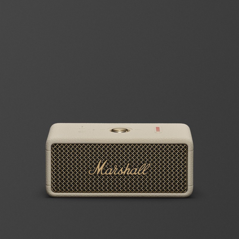 Loa Marshall Emberton III Cream mặt trước tại Đại Nam Sky Music