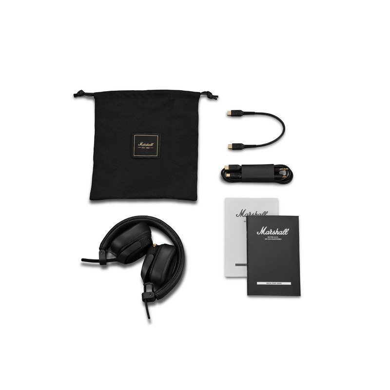 Trọn bộ phụ kiện đi kèm Marshall Milton A.N.C Black