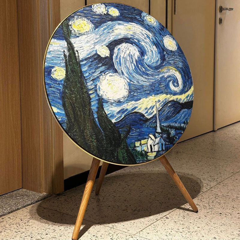 Loa Beoplay A9 MK4 phiên bản đặc biệt mặt in tranh Starry Night