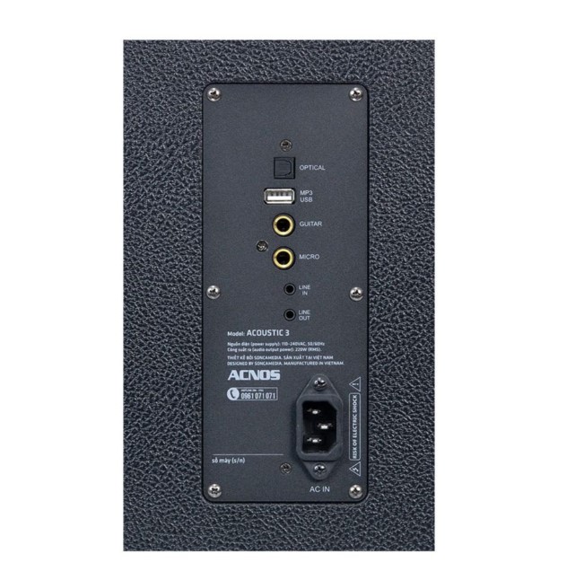 Cặp micro UHF không dây vỏ nhôm đi kèm Loa Acnos Acoustic 3 tại Đại Nam Sky Music