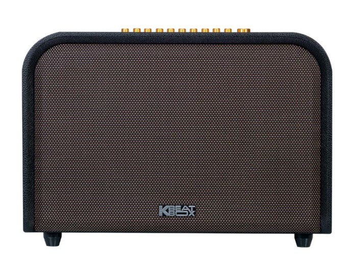 Loa Acnos Acoustic 3 thùng gỗ bọc da kèm 2 micro UHF tại Đại Nam Sky Music