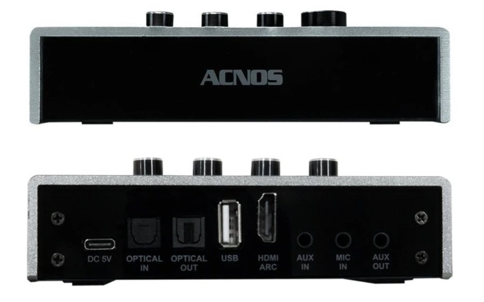 Chi tiết các nút vặn chỉnh cơ EQ và Echo trên Acnos Mi30U PRO tại Đại Nam Sky Music