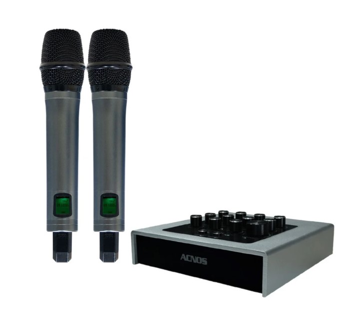 Vang số chỉnh cơ Acnos Mi30U PRO kèm 2 micro UHF không dây tại Đại Nam Sky Music