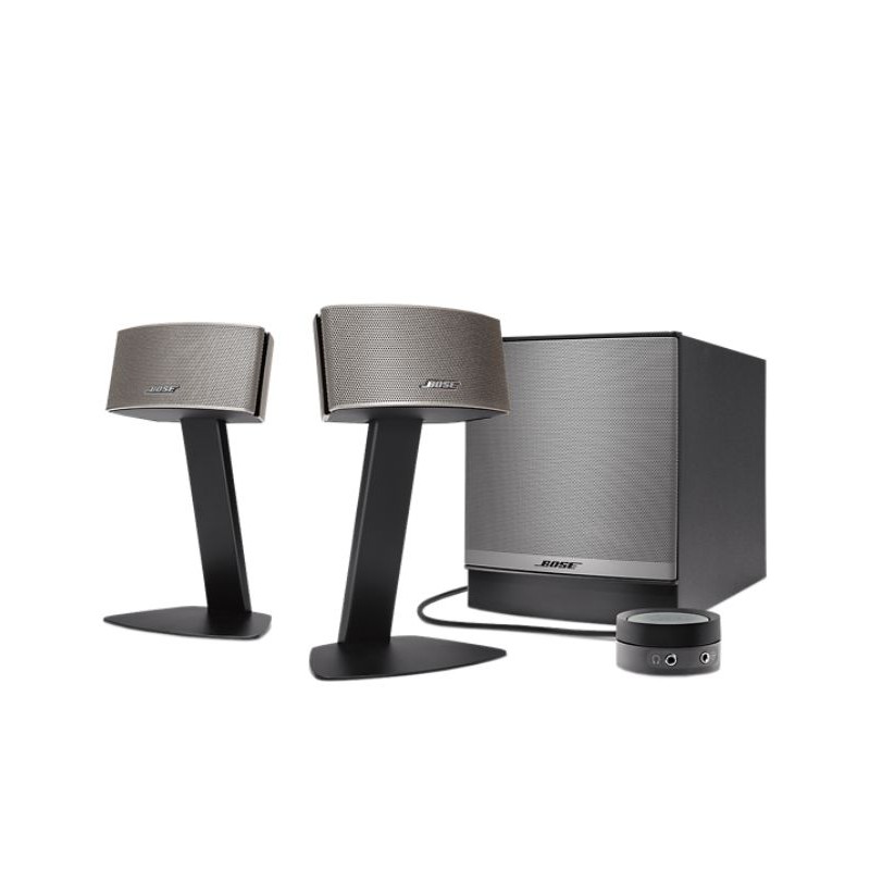 Bose Companion 50 — Bộ loa máy tính 2.1 đầy đủ: 2 loa vệ tinh trên chân đứng, module Acoustimass và control pod | Đại Nam Sky Music