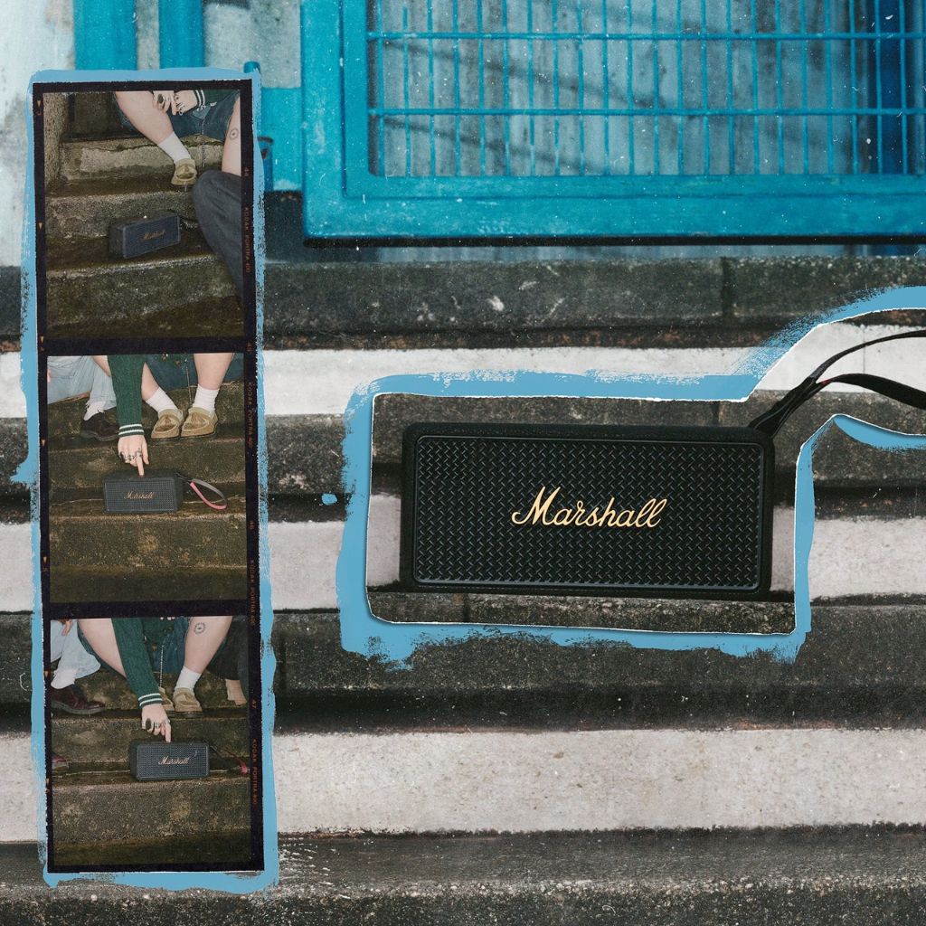 Marshall Middleton II Black Brass lifestyle - loa di động đồng hành mọi hành trình