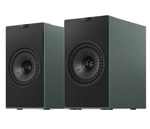 Loa KEF Coda W màu Moss Green phù hợp phòng khách xem TV và nghe nhạc hi-fi tại Đại Nam Sky Music