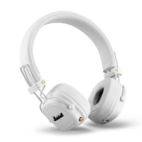 Marshall Major III White trắng — phong cách trẻ trung trên đệm tai memory foam