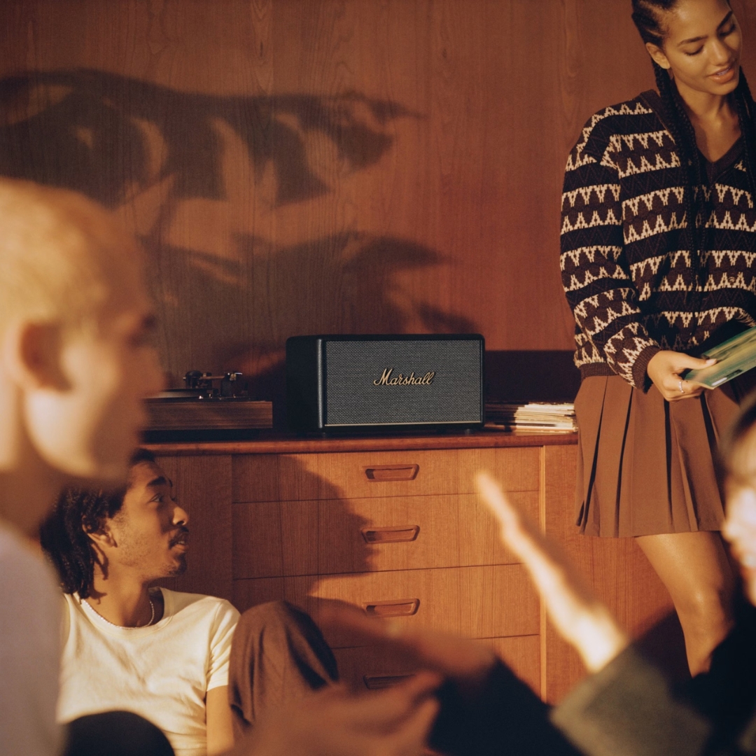 Ba màu Marshall Stanmore III Black Cream Brown — không gian thực tế tại Đại Nam Sky Music