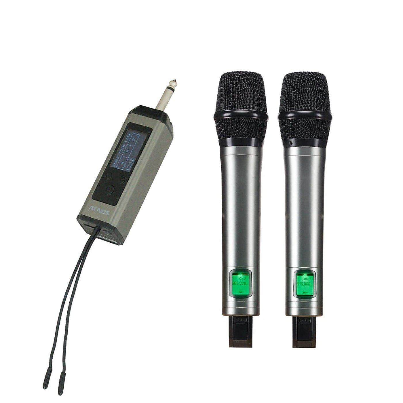 Hộp thu và hai micro UHF SONCAMEDIA Mi30-SAM chính hãng