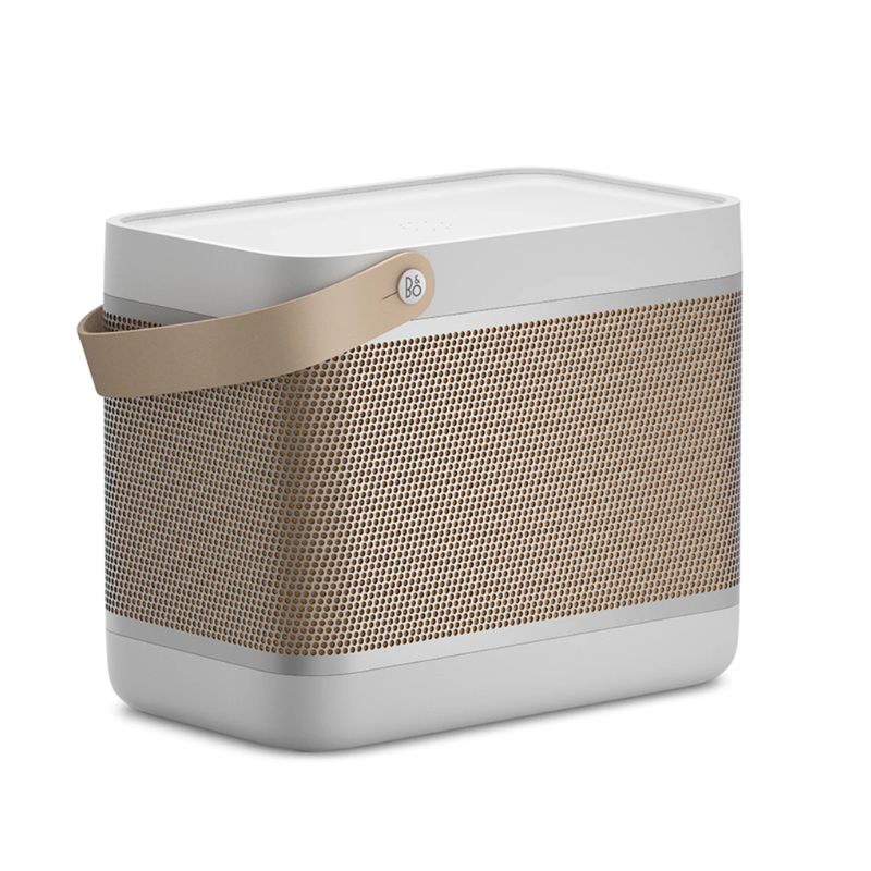 Loa Bang & Olufsen Beolit 20 màu Grey Mist chính diện — chính hãng tại Đại Nam Sky Music