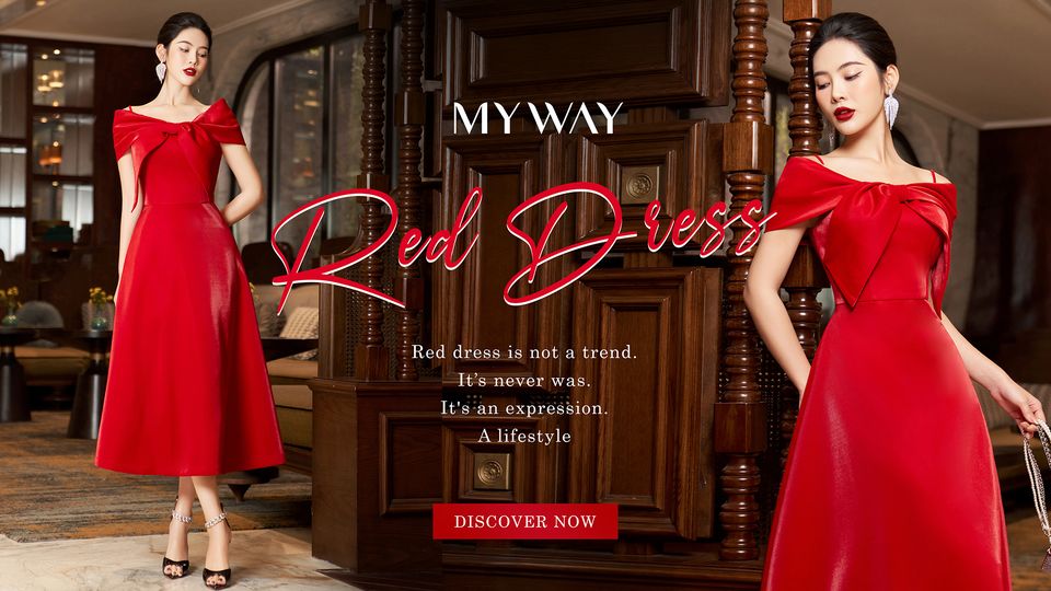 Diện ĐẸP NHƯ SAO cùng những mẫu đầm đỏ dự tiệc quyến rũ | IVY moda