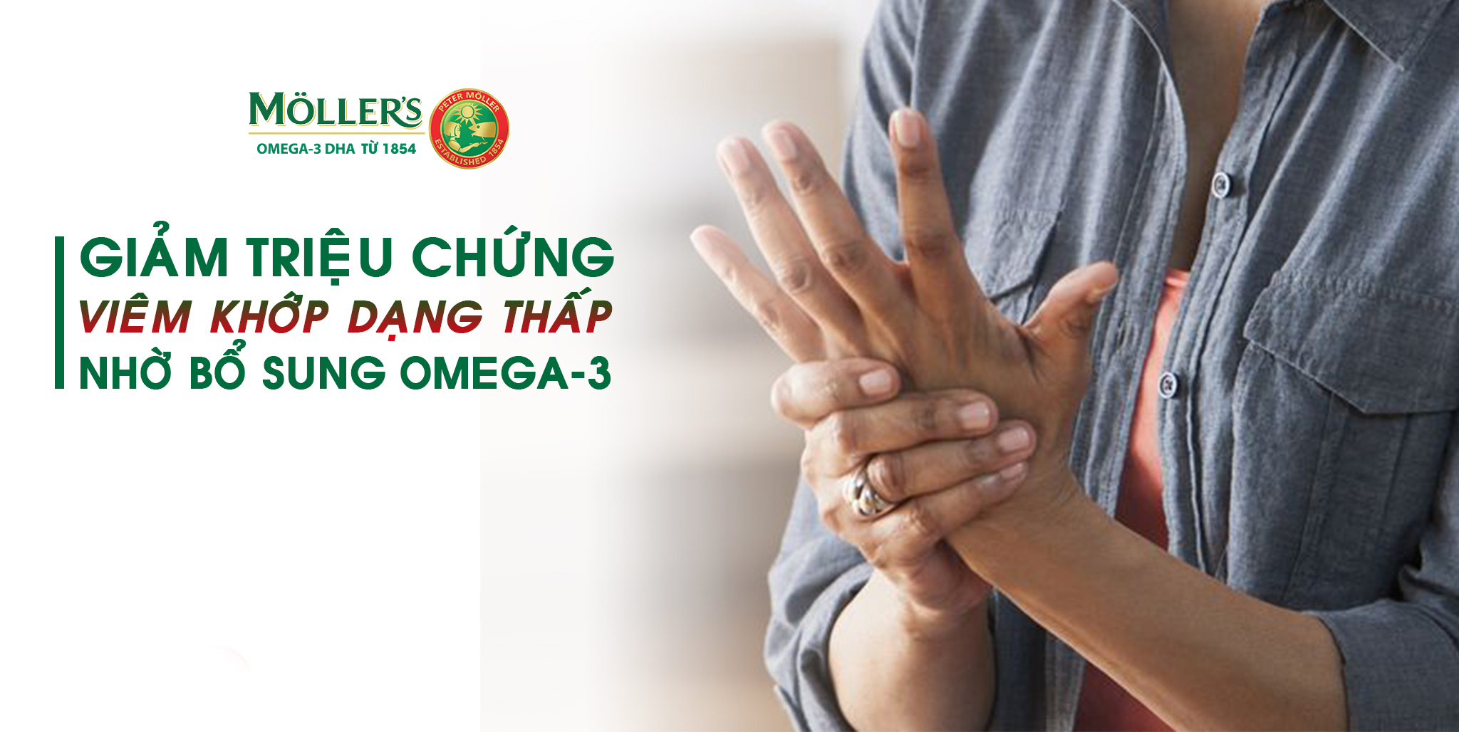 Bổ sung Omega-3 giúp giảm triệu chứng viêm khớp dạng thấp