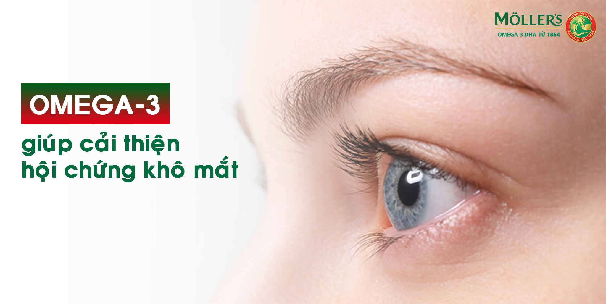 Omega-3 giúp cải thiện hội chứng khô mắt
