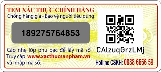 THÔNG BÁO SỬ DỤNG TEM XÁC THỰC SẢN PHẨM MOLLER'S TỪ 12/04/2018