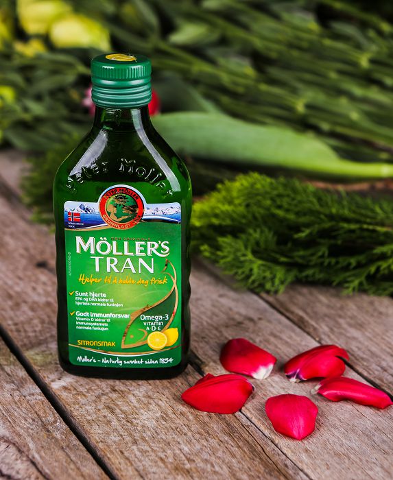 Thực phẩm bảo vệ sức khoẻ DẦU GAN CÁ TUYẾT HƯƠNG CHANH (MOLLER'S TRAN, SITRONSMAK)