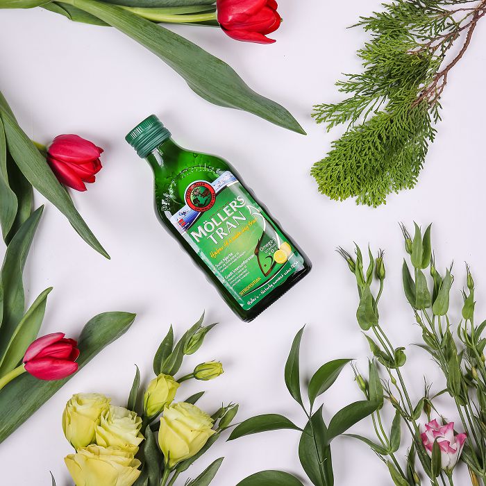 Thực phẩm bảo vệ sức khoẻ DẦU GAN CÁ TUYẾT HƯƠNG CHANH (MOLLER'S TRAN, SITRONSMAK)