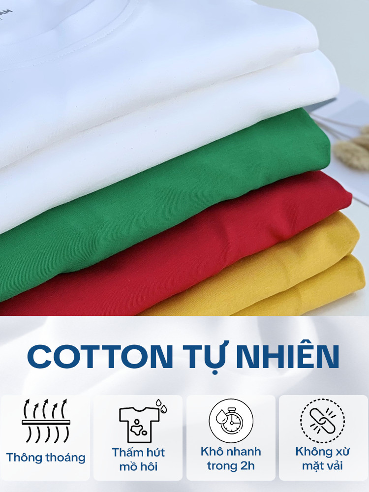 Áo thun nữ Cotton in màu Vàng V12-Your Self