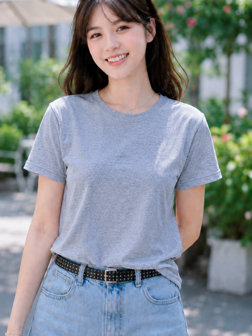 Áo thun nữ cổ tròn TOLI BSB10 – Cotton mềm, form suông gọn dáng, dễ phối mặc mỗi ngày