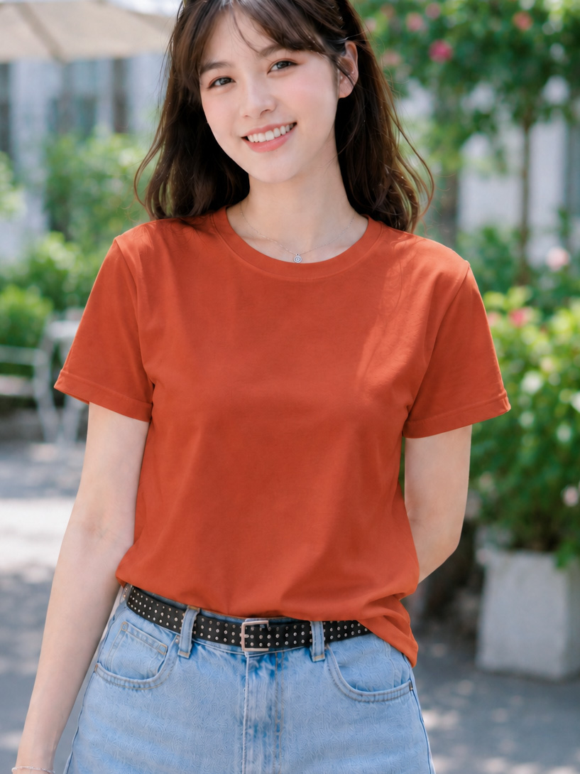 Áo thun nữ cổ tròn TOLI BSB28 – Cotton mềm, form suông gọn dáng, dễ phối mặc mỗi ngày