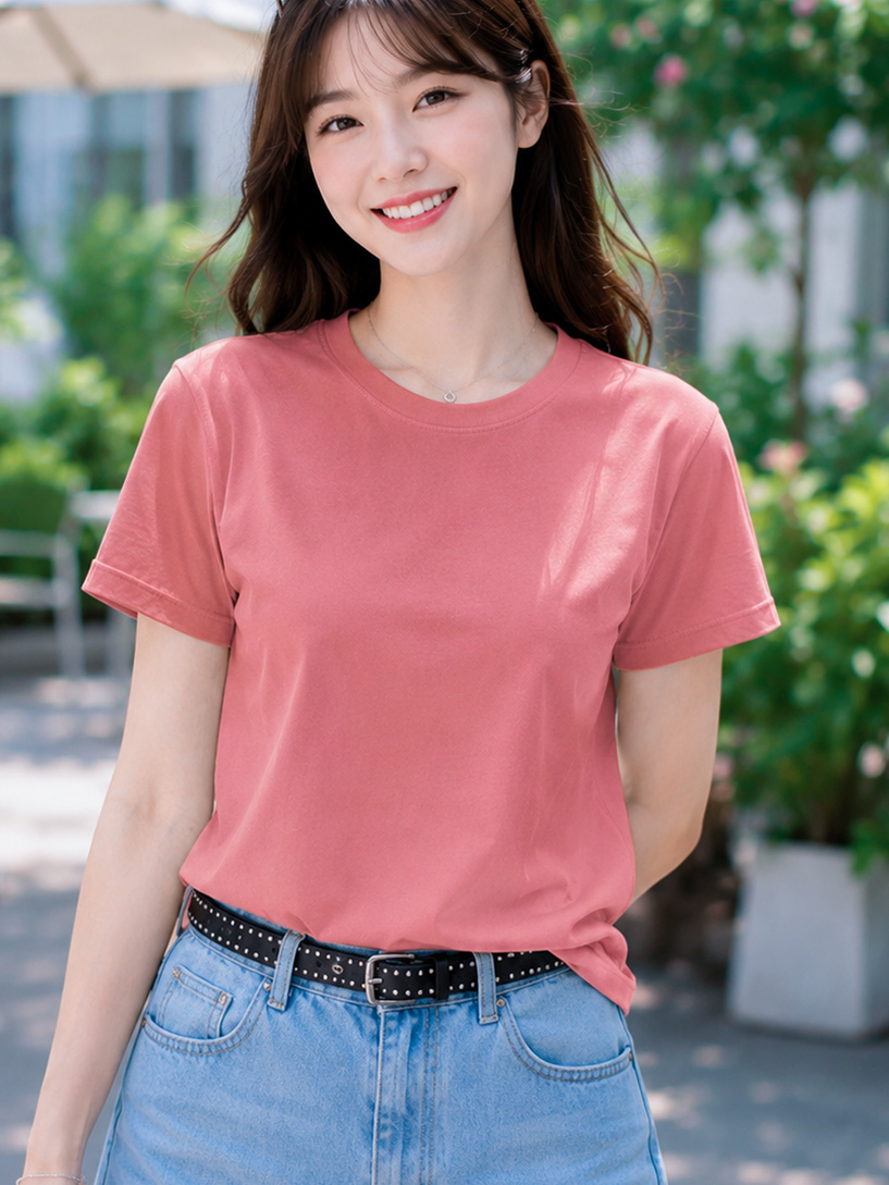 Áo thun nữ cổ tròn TOLI BSB10 – Cotton mềm, form suông gọn dáng, dễ phối mặc mỗi ngày