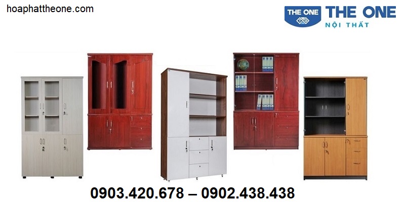 Chọn tủ văn phòng dựa theo chất liệu và màu sắc
