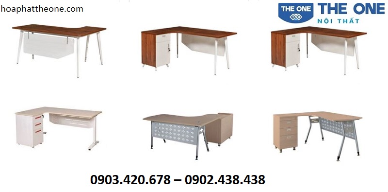 Chất liệu sử dụng làm bàn chữ L chân sắt thường rất chắc chắn, bền bỉ