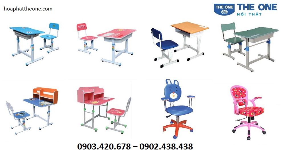 Sản phẩm nội thất trường học The One đẹp, đa dạng về mẫu mã