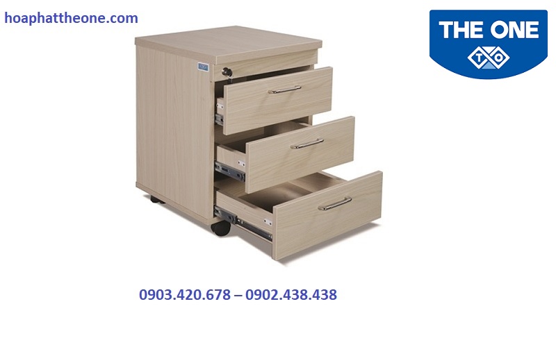 Hộc tủ di động thiết kế 3 ngăn ATM3D