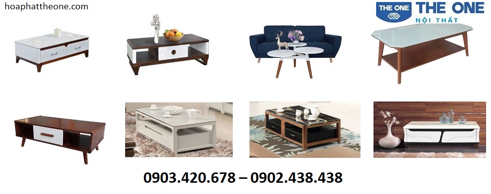 Bàn sofa đa dạng kiểu dáng, giá thành rẻ