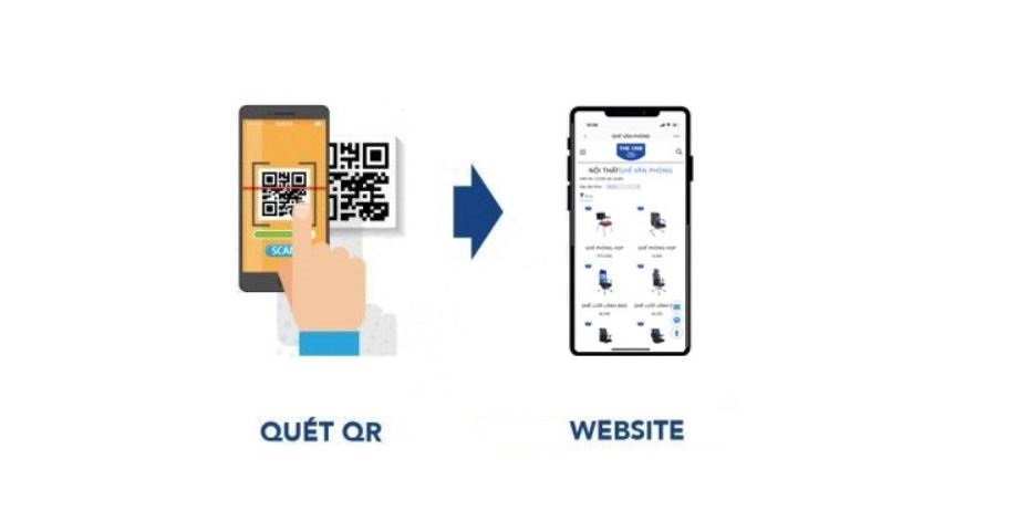 Quét mã QR Code trên website là một cách thức nhận biết tem chống hàng giả