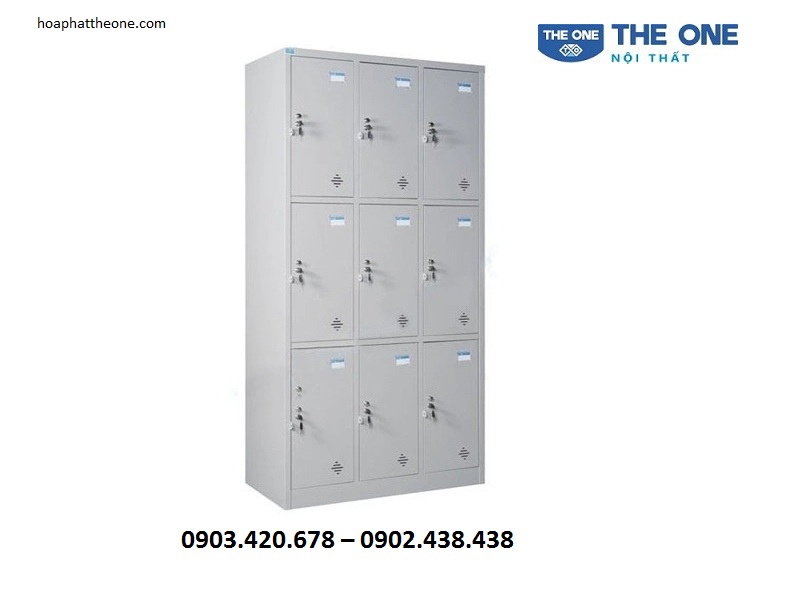 Tủ Locker Sắt TU982-3K có kiểu dáng đẹp, chất liệu cao cấp