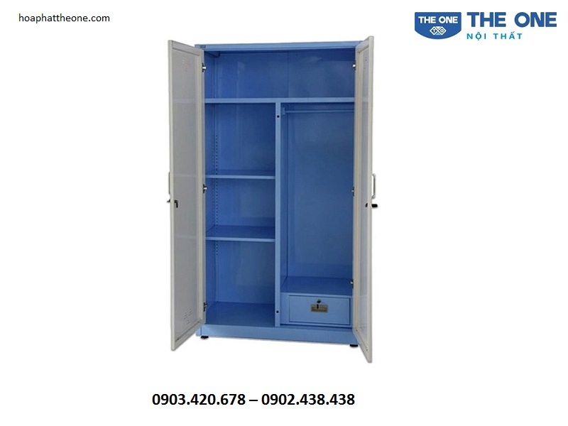Tủ đựng quần áo sắt TU15B1C2