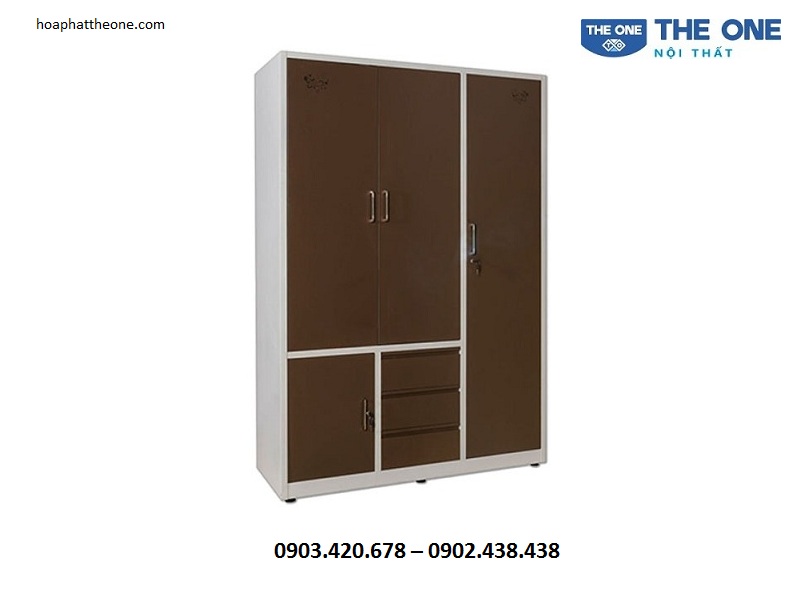 Tủ sắt đựng quần áo The One TU15B3C4NK3