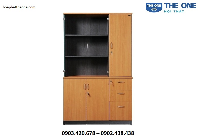Tủ gỗ tài liệu NT1960-3B3N