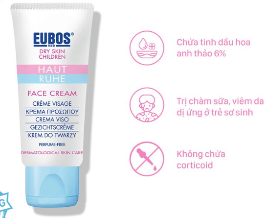 Thuốc bôi trị chàm sữa ở mặt bé