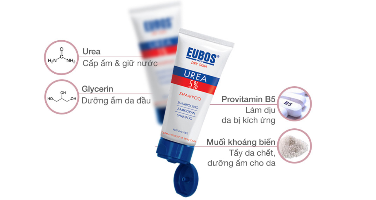 DẦU GỘI TRỊ NGỨA DA ĐẦU EUBOS UREA