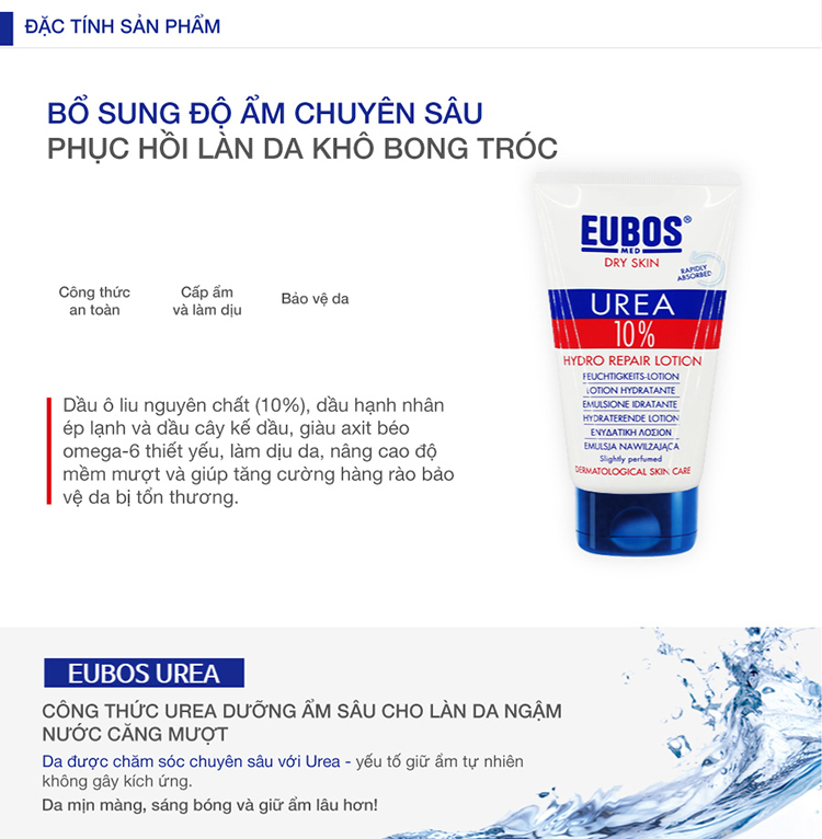 KEM PHỤC HỒI DA HƯ TỔN UREA