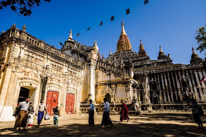 Đền cổ Ananda – đỉnh cao kiến trúc Mon giữa lòng cố đô Bagan
