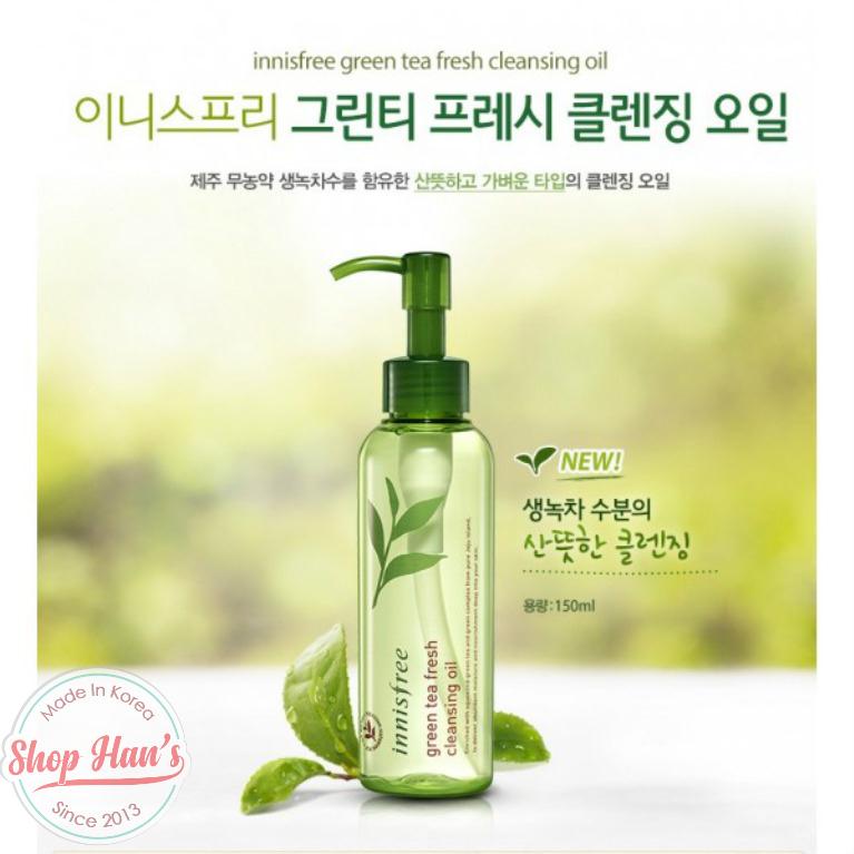 Dầu tẩy trang Innisfree Green Tea Fresh Cleansing Oil