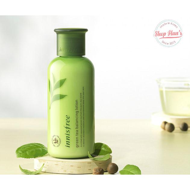 Sữa Dưỡng Dành Cho Da Hỗn Hợp  Innisfree Green Tea Balancing Lotion