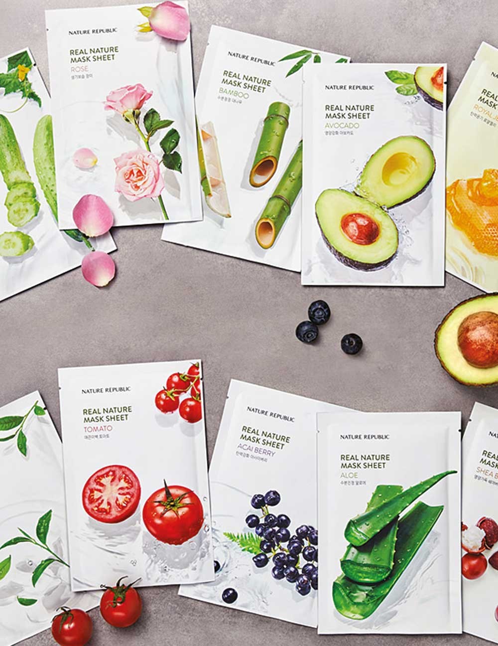 Mặt Nạ Giấy Dưỡng Da Nature Republic Real Nature Mask Sheet