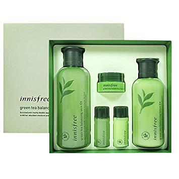 BỘ DƯỠNG DA INNISFREE GREEN TEA BALANCING SPECIAL SKIN   CARE SET