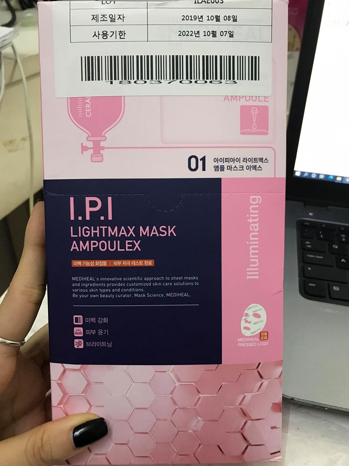  Mặt Nạ Trắng Sáng Da Mediheal I.P.I Lightmax Mask