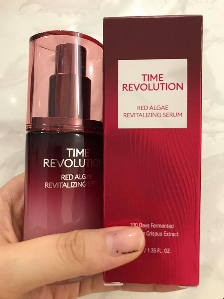 Tinh chất tảo đỏ săn mịn sáng da chống lão hóa Missha Time Revolution Red Algae Revitalizing serum 40 ml